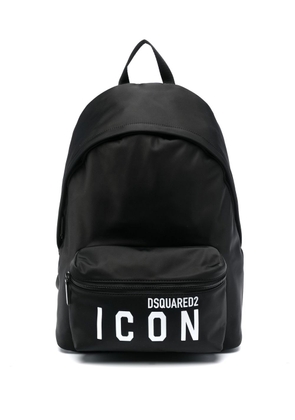 Icon logo-print backpack - U NERO