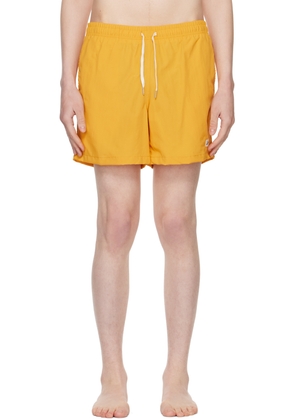 Bather Yellow Drawstring Swim Shorts