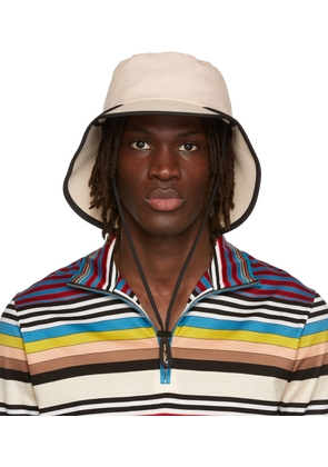 Paul Smith Off-White Cotton Fisherman Hat