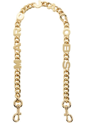 Marc Jacobs Gold 'The Logo Chain' Shoulder Strap