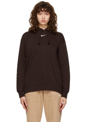 Nike Brown Fleece Sportswear Essential Hoodie
