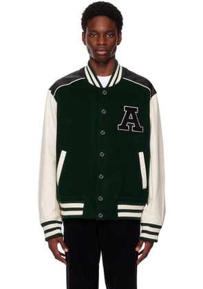 Axel Arigato Green Ivy Varsity Bomber Jacket