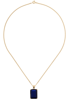 Ernest W. Baker Gold Stone Necklace