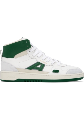 Axel Arigato Green & White A-Dice Hi Sneakers