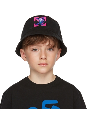 Off-White Kids Black Monster Bucket Hat