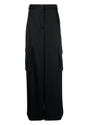 Versace wide-leg cargo trousers - Black
