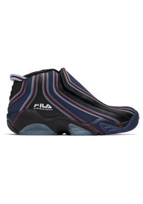 Y/Project Navy FILA Edition Stackhouse Sneakers