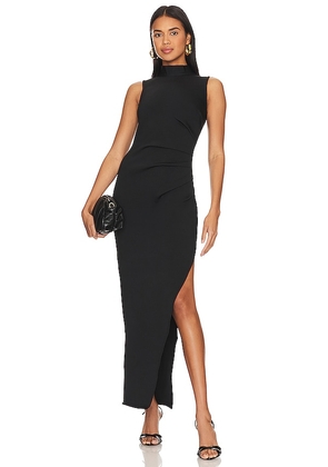 ELLIATT Casablanca Maxi Dress in Black. Size XS.