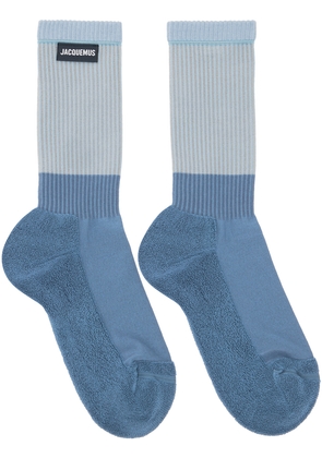 JACQUEMUS Blue 'Les Chaussettes À L'Envers' Socks