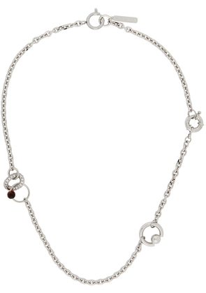 Justine Clenquet Silver Mark Necklace