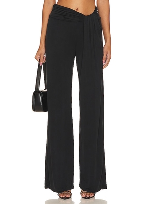 GAUGE81 Loutro Wide Leg Pant in Black. Size 38/6, 40/8.