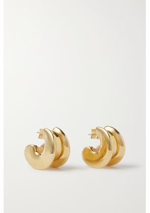 Bottega Veneta - Gold Vermeil Hoop Earrings - One size