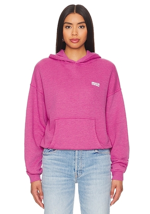 American Vintage Doven Hoodie in Fuchsia. Size S.