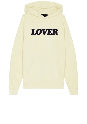 Bianca Chandon Lover Logo Hoodie in Taupe. Size M, S, XL, XXL.