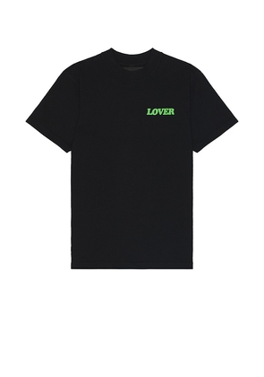 Bianca Chandon Lover Side Logo Shirt in Black. Size M, S.