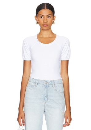 Free People X Intimately FP Lazy Daisy Bodysuit In White in White. Size M, S, XL, XS.
