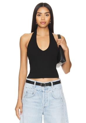 Citizens of Humanity Julien Halter Top in Black. Size L, S.