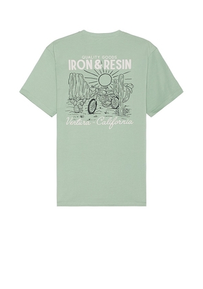 Iron & Resin Desert Of Dream Tee in Green. Size M, S, XL/1X.