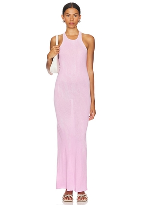 COTTON CITIZEN Marbella Maxi Dress in Pink. Size M, S, XS.