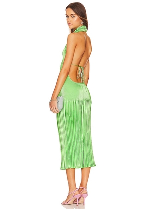 L'IDEE Soiree Klum Gown in Green. Size 10/M, 14/XL.