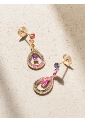 Fabergé - Colours Of Love 18-karat Rose Gold Multi-stone Earrings - One size