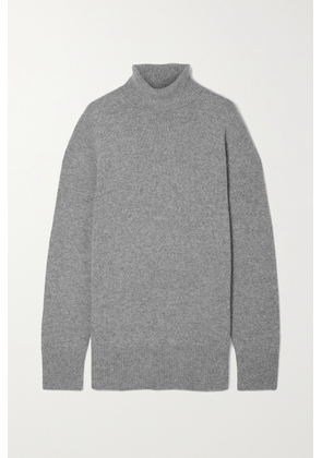 The Row - Essentials Stepny Wool And Cashmere-blend Turtleneck Sweater - Gray - x small,small,medium,large,x large