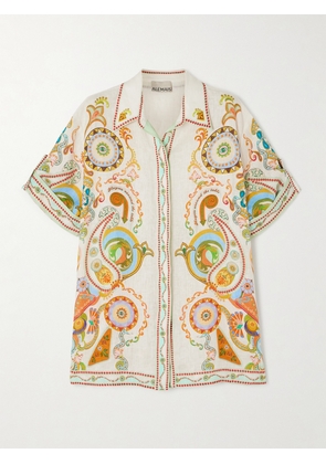 ALÉMAIS - Pinball Printed Linen Shirt - Multi - UK 4,UK 6,UK 8,UK 10,UK 12,UK 14