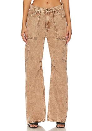 LIONESS Miami Vice Pants in Tan. Size XXL.