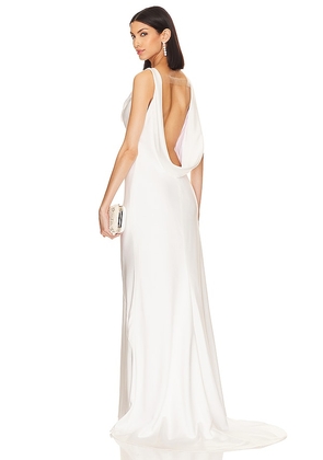 Katie May X Noel And Jean Muse Gown in Ivory. Size XL.