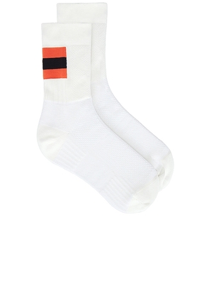 On Tennis Socks in White. Size S, XS.