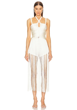 Michael Costello x REVOLVE Angelica Maxi Top in Ivory. Size XS.