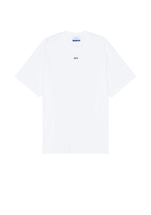 OFF-WHITE Off Stamp Over T-shirt in White. Size S.