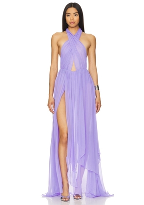 retrofete Ina Dress in Purple. Size M, S.