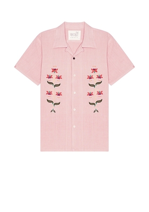 Kardo Chintan Shirt in Rose. Size L, M, XL/1X.