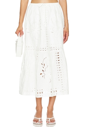 Rails Prina Skirt in White. Size L, S, XL, XS.