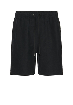 onia Air Linen Pull-on 6 Short in Black. Size M, S, XL/1X.