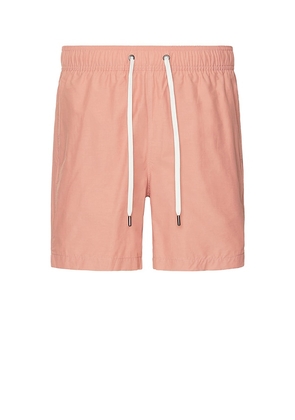 onia Charles 7 Swim Short in Pink. Size M, S, XL/1X.