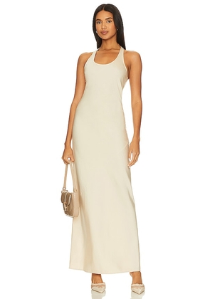 Song of Style Manuela Midi Dress in Cream. Size L.