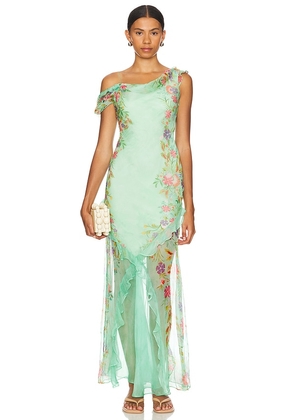 SALONI Seema Dress in Mint. Size 10, 2, 4, 6, 8.