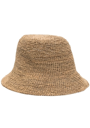 IBELIV raffia bucket hat - Brown
