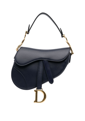 Christian Dior Pre-Owned 2018 Mini Leather Saddle shoulder bag - Blue