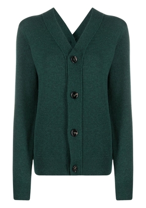 Bottega Veneta double-buttoned knitted cardigan - Green