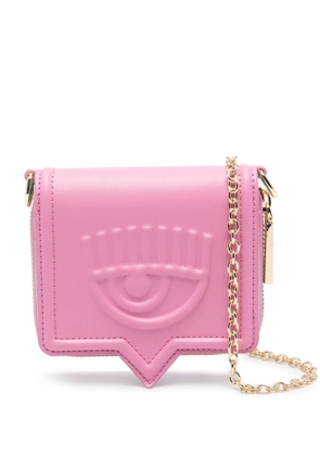Chiara Ferragni Eylike-motif chain wallet - Pink