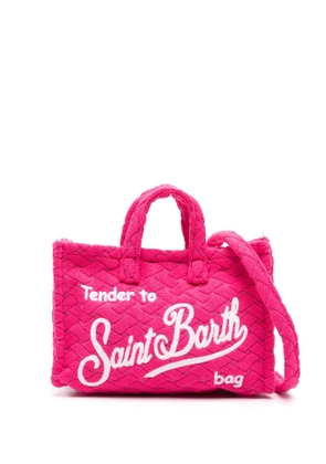 MC2 Saint Barth logo-embroidered mini bag - Pink