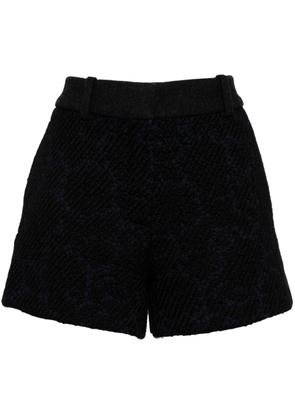 Louis Vuitton Pre-Owned tweed tailored shorts - Black