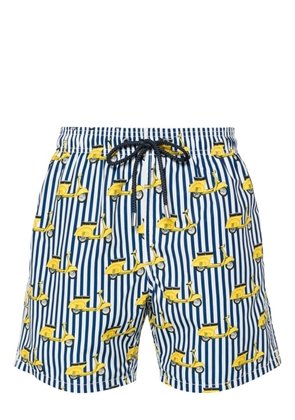 MC2 Saint Barth x Vespa Gustavia swim shorts - Blue