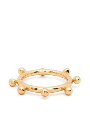 Patou sphere-charm hammered bangle - Gold