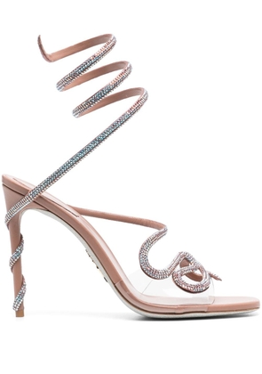 René Caovilla Rene Peggy 120mm sandals - Pink