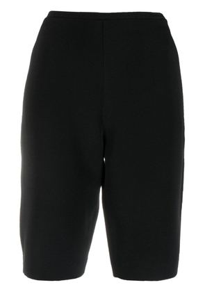 Valentino Garavani slim-fit wool-silk shorts - Black
