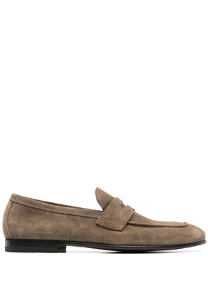 Scarosso Gregory suede loafers - Neutrals